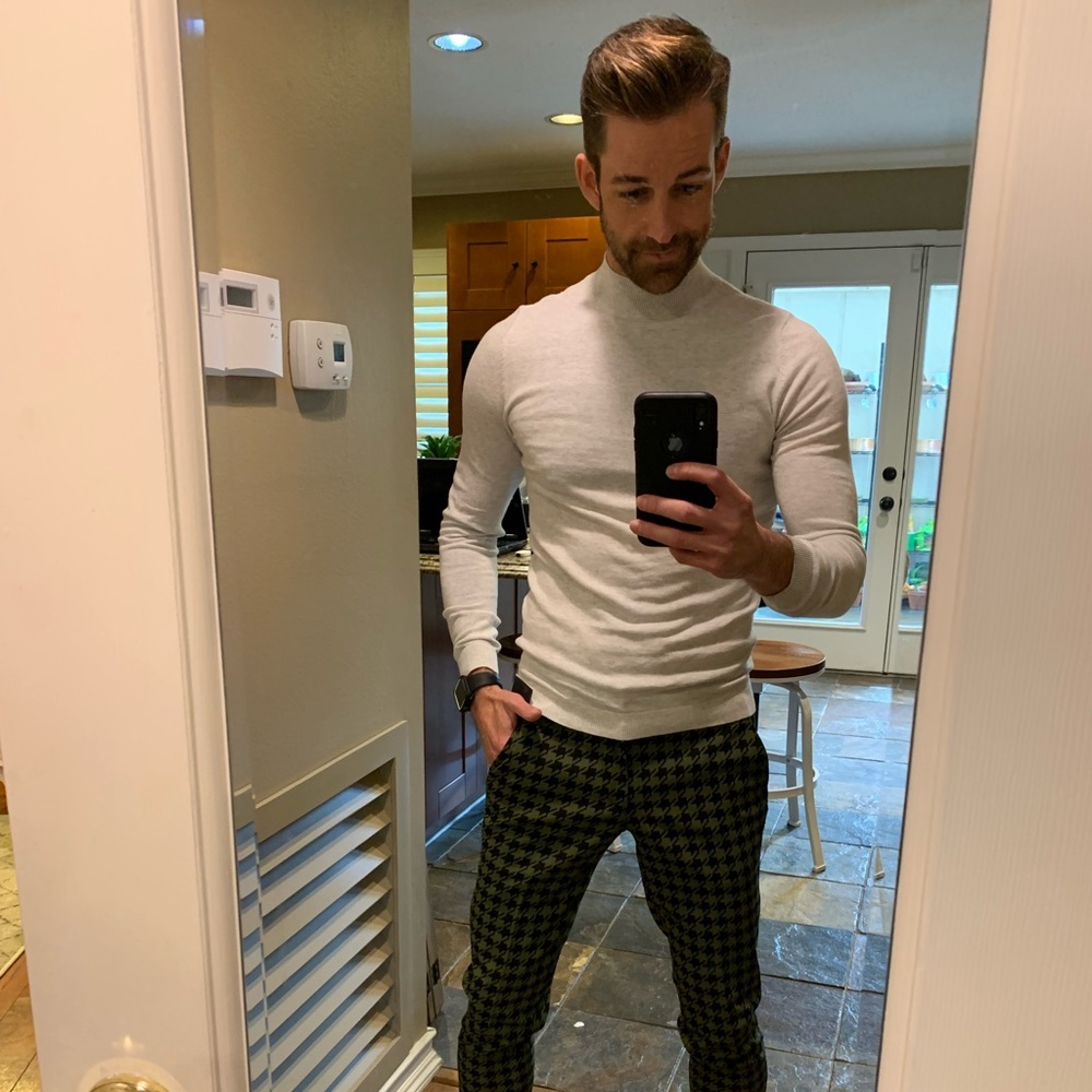 ASOS Cotton Mock Turtleneck Sweaters - Lot of 2